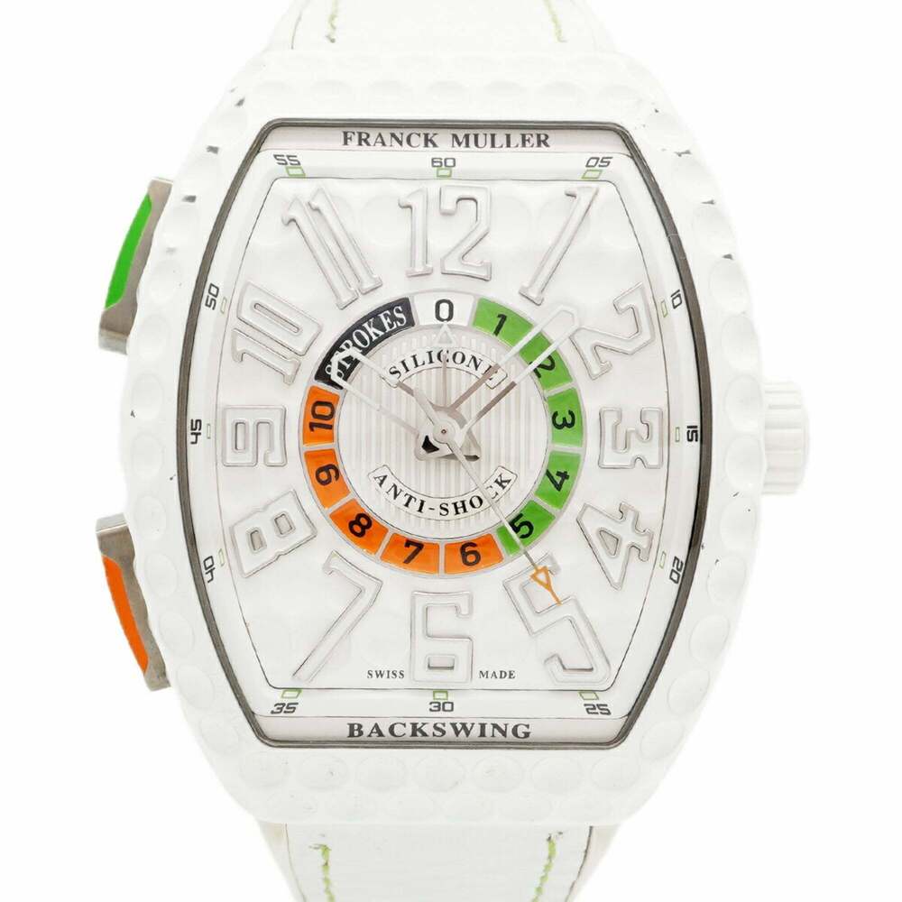 Franck Muller Vanguard V45CGOLF TTBCBC White Dial Men's Watch
